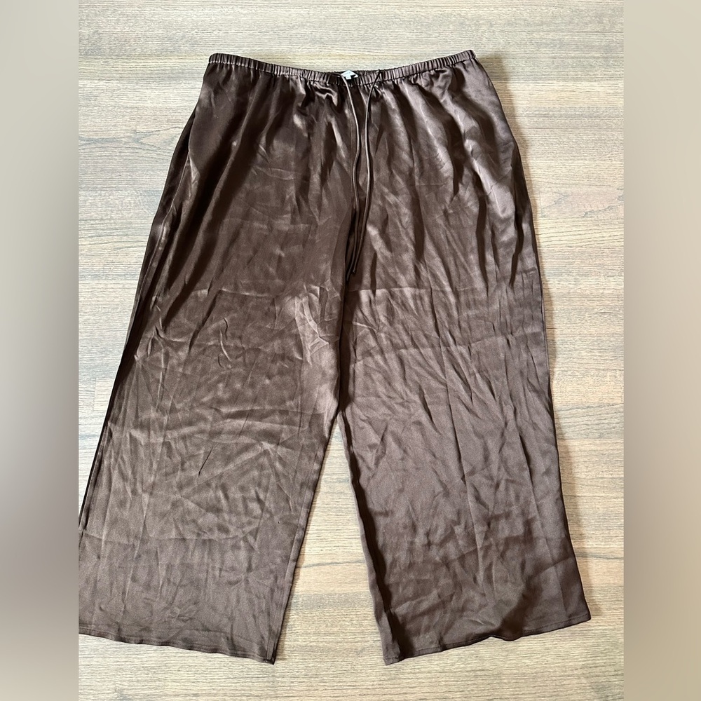 NEW Vince 100% Silk Pajama Pant-Size XXL-Brown-Retails for $375 - Picture 5 of 16